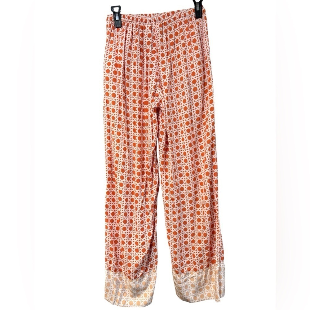 PIYAMA Orange and White pajama lounge set size XS - Picture 6 of 14